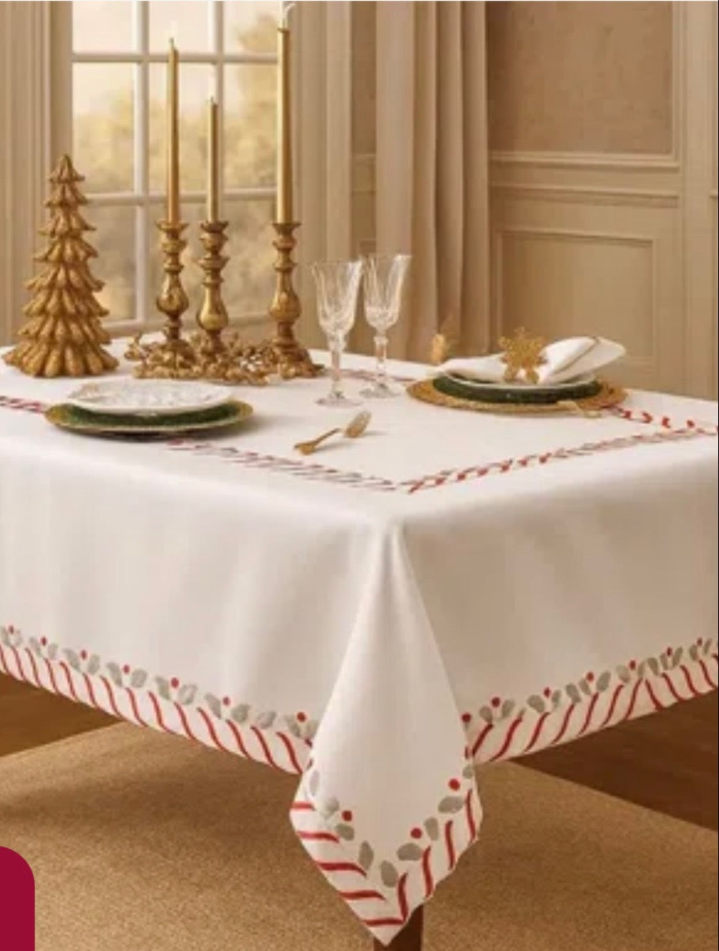 Christmas tablecloth