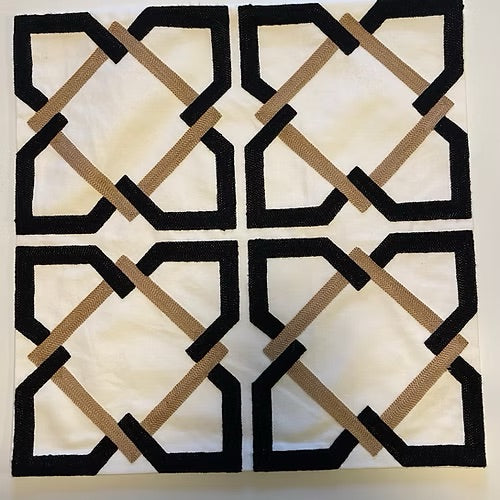 Embroidered Pillow Case 18"x18"