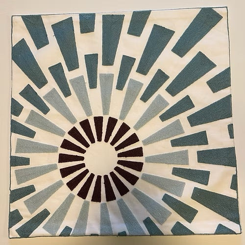 Embroidered Pillow Case 18"x18"