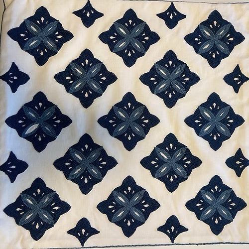 Embroidered Pillow Case 18"x18"