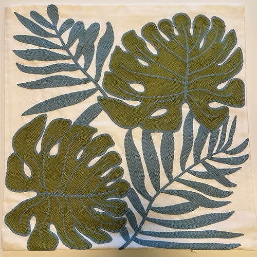 Embroidered Pillow Case 18"x18"