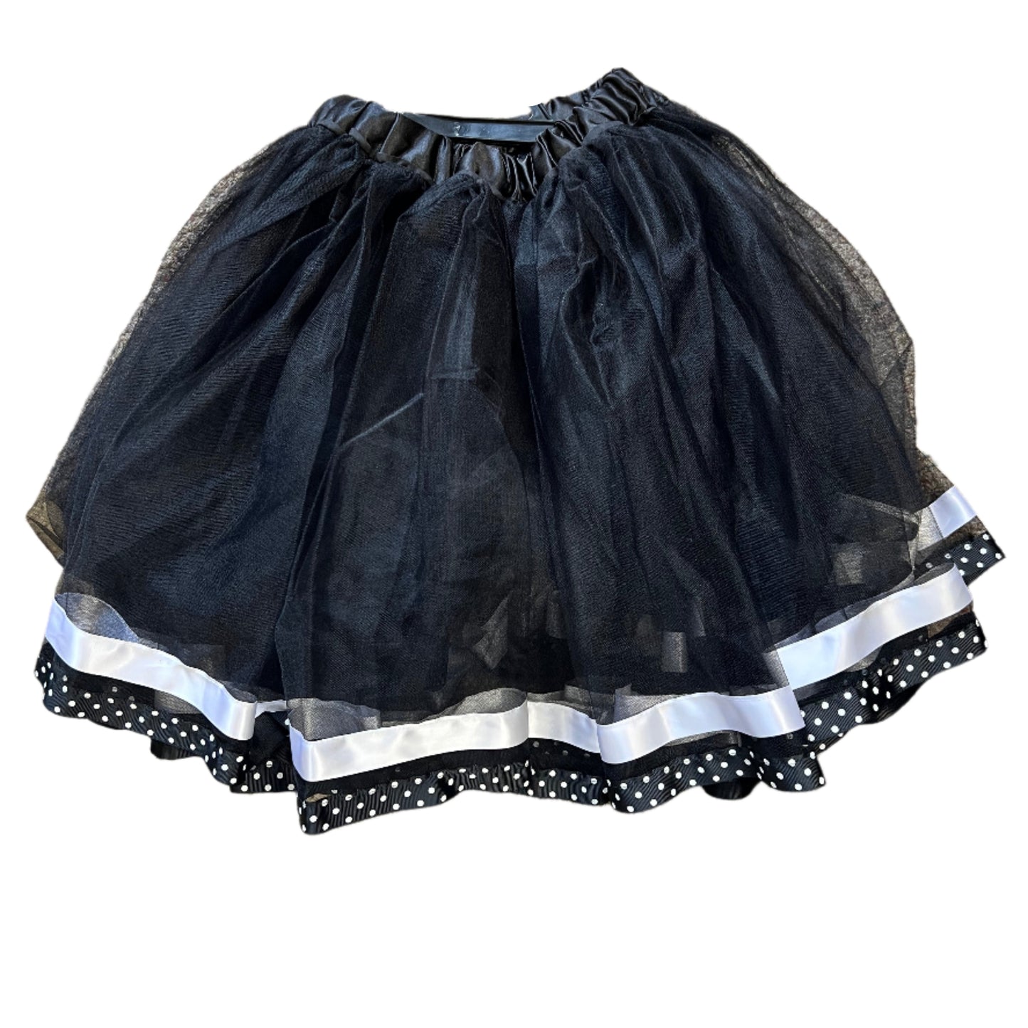 black and white tutu